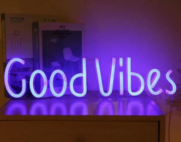 Neon verlichting – Good Vibes – sfeerlicht