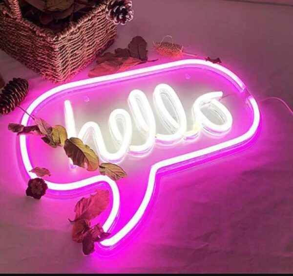 Neon verlichting – Hello – sfeerlicht