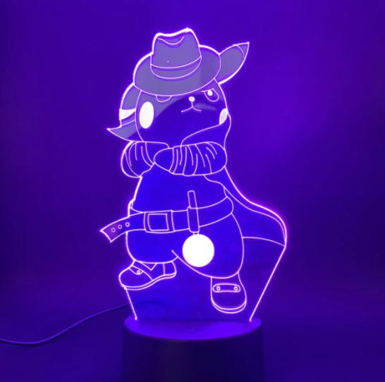 3D Pokémon Lamp – Nachtlampjes Kind – 16 Kleuren – Afstandsbediening