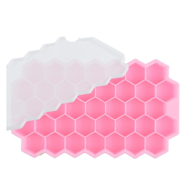 IJsblokjesvorm met Deksel - Siliconen - Multicolor